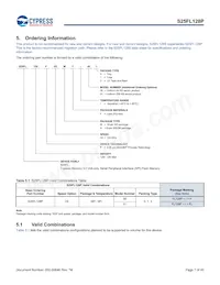 S25FL128P0XNFI011M Datasheet Pagina 6