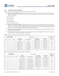 S25FL128P0XNFI011M Datasheet Pagina 9