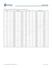 S25FL128P0XNFI011M Datasheet Pagina 11