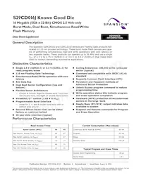 S29CD016J1JDGH017 Datasheet Cover