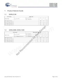 S29GL256N11TFIV20 Datasheet Page 4