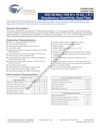 S29WS256N0SBFW012 Datasheet Cover