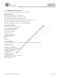 S29WS256N0SBFW012 Datasheet Page 9