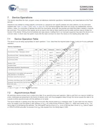 S29WS256N0SBFW012 Datenblatt Seite 12