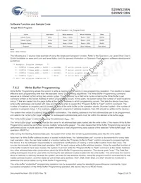 S29WS256N0SBFW012 Datenblatt Seite 23