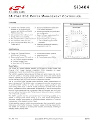 SI3484-A01-GMR Datasheet Cover