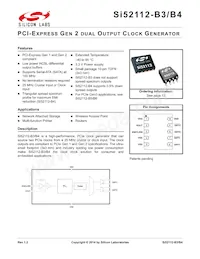 SI52112-B4-GT Datasheet Cover
