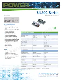 SIL30C-12SADJ-HJ Datasheet Cover