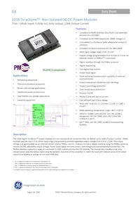 TJX120A0X43PZ Datasheet Cover