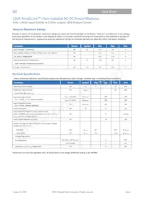 TJX120A0X43PZ Datasheet Page 2