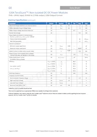 TJX120A0X43PZ數據表 頁面 3