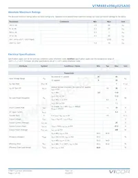 VTM48ET096M025A00 Datasheet Pagina 2