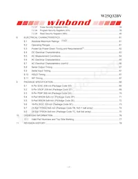 W25Q32BVZPJP Datasheet Page 4