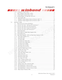 W25Q64FVZPJQ Datasheet Page 3