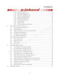 W25Q64FVZPJQ Datasheet Page 4