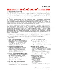 W25Q64FVZPJQ Datasheet Page 5