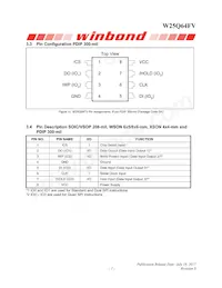 W25Q64FVZPJQ Datasheet Pagina 7