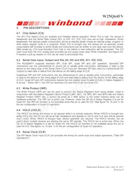 W25Q64FVZPJQ Datasheet Pagina 11