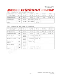 W25Q64FVZPJQ Datasheet Pagina 23