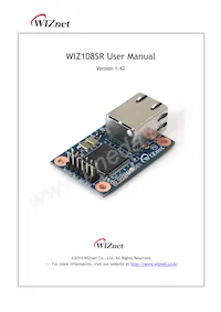WIZ108SR數據表 封面