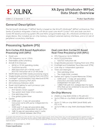 XAZU3EG-1SFVC784Q Datasheet Copertura