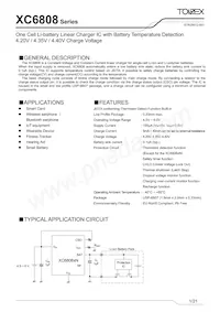 XC6808BNE48R-G Datasheet Copertura