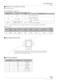 XCL103E553CR-G Datasheet Pagina 3