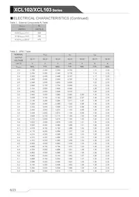 XCL103E553CR-G Datasheet Page 6