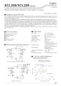 XCL209A113DR-G Datenblatt Cover