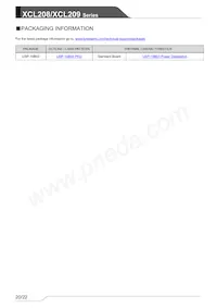 XCL209A113DR-G Datasheet Page 20