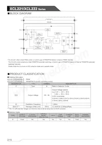 XCL222B361ER-G Datasheet Page 2