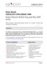 1SD312F2-CM1200HC-90R Datasheet Copertura