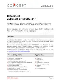 2SB315B-CM800DZ-34H Datasheet Copertura