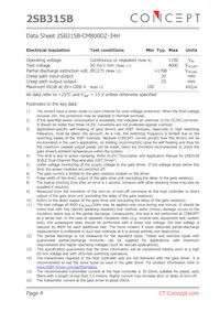 2SB315B-CM800DZ-34H Datasheet Pagina 4