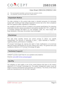 2SB315B-CM800DZ-34H Datasheet Pagina 5