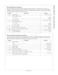 74AC32SJX Datasheet Page 2