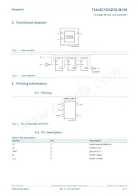 74AHC1G4210GW-Q10H Datasheet Page 2