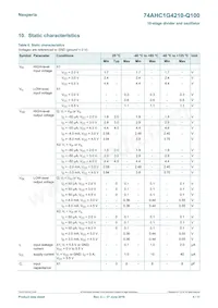 74AHC1G4210GW-Q10H Datasheet Page 4