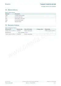 74AHC1G4210GW-Q10H Datasheet Page 9