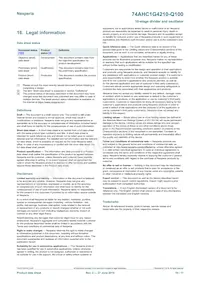 74AHC1G4210GW-Q10H Datasheet Page 10