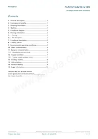 74AHC1G4210GW-Q10H Datasheet Page 11