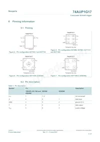 74AUP1G17GN Datasheet Pagina 3