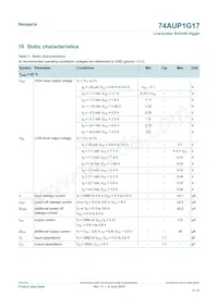 74AUP1G17GN數據表 頁面 5