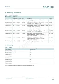 74AUP1G34GN Datasheet Pagina 2