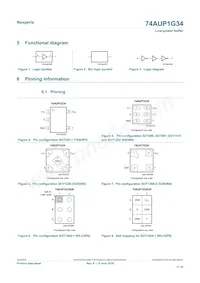 74AUP1G34GN Datasheet Pagina 3