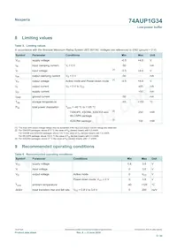 74AUP1G34GN Datasheet Page 5