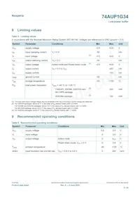 74AUP1G34GN數據表 頁面 5