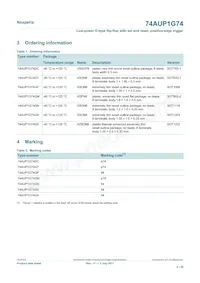 74AUP1G74GD Datasheet Pagina 2