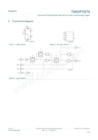 74AUP1G74GD Datasheet Pagina 3