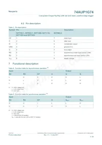 74AUP1G74GD Datasheet Page 5